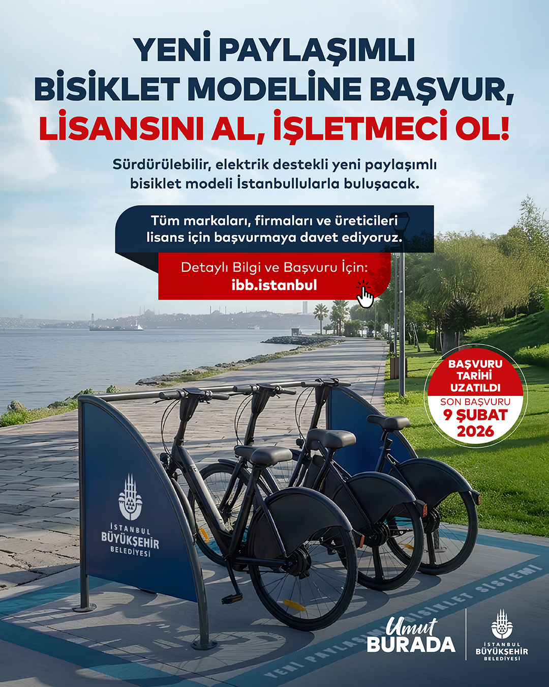 Paylaşımlı Bisiklet İşletmeciliği Başvuru İlanı